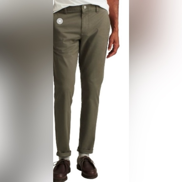 2 pair Banana Republic Fulton Slim Fit Hard to Find Chino 34x32 - Picture 6 of 11